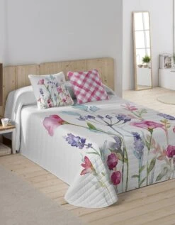 Couvre-lit Matelassé Imprimé Aquarelle