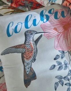 Couvre-lit Matelassé Imprimé Fleuri -Maison Textiles Magasin 322703 C01 zoom detailRFP