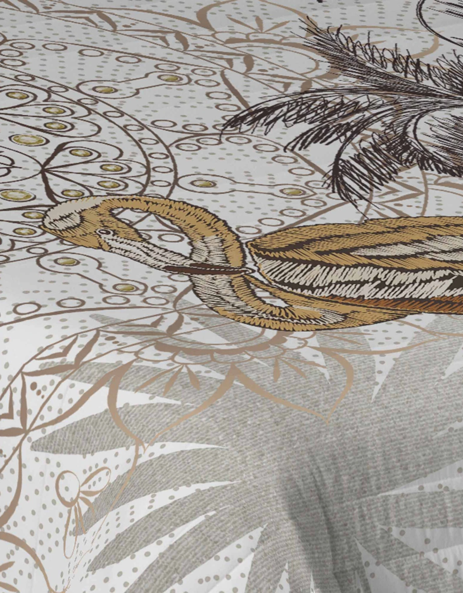 Couvre-lit Matelassé Imprimé Mandala 2 Couvre-lit Matelassé Imprimé Mandala – Image 2