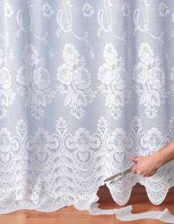 Panneau Motif Fleuri Modulable En Hauteur Finition Galon Fronceur