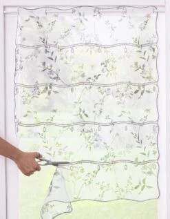 Rideau Modulable En Hauteur Imprimé Branchages