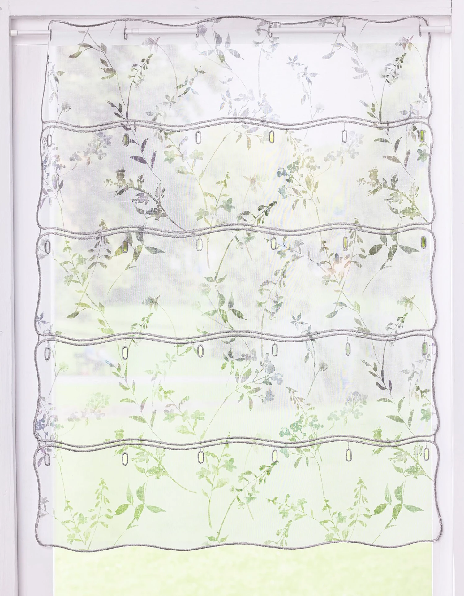 Rideau Modulable En Hauteur Imprimé Branchages 2 Rideau Modulable En Hauteur Imprimé Branchages – Image 2