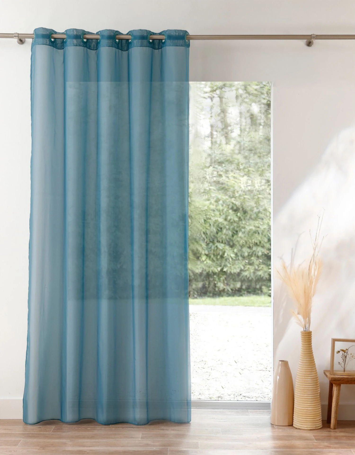 Panneau Voile Uni Finition œillets 1 Panneau Voile Uni Finition œillets