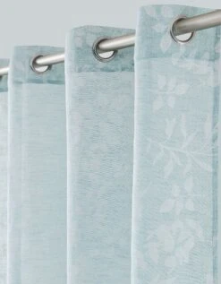 Voilage Imprimé Feuillage étamine Effet Lin -Maison Textiles Magasin 323597 C02 zoomx vue4