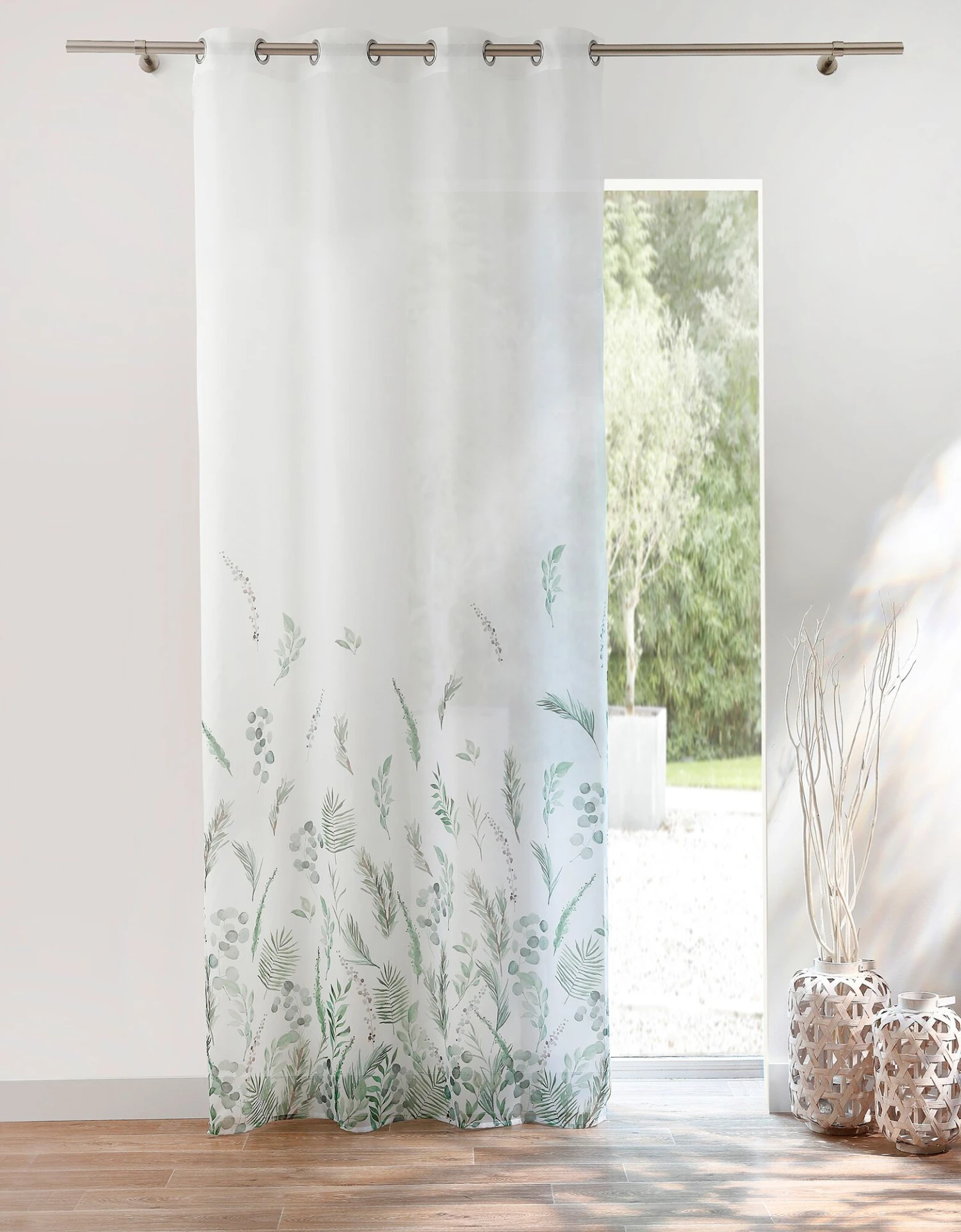 Voilage Base Imprimé Champêtre 1 Voilage Base Imprimé Champêtre