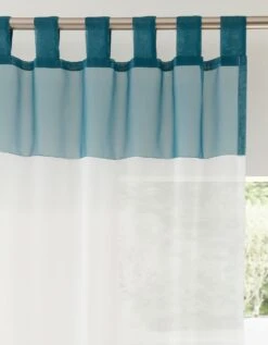 Panneau Rideau Voile Bicolore -Maison Textiles Magasin 323599 C01 zoomx vue3
