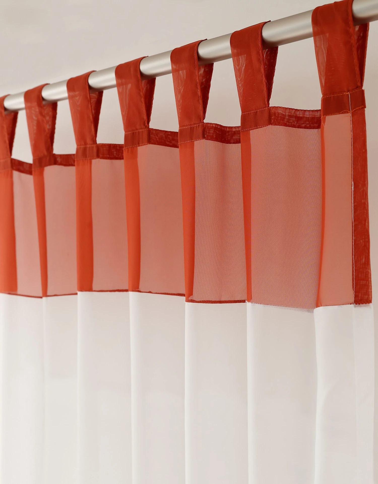 Panneau Rideau Voile Bicolore 2 Panneau Rideau Voile Bicolore – Image 2