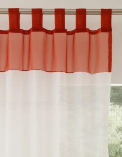 Panneau Rideau Voile Bicolore 5 Panneau Rideau Voile Bicolore -Maison Textiles Magasin 323599 C03 zoomx vue3