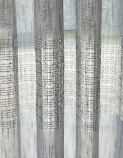 Panneau Voile Finition Oeillets Bande Macramé Ajouré -Maison Textiles Magasin 323727 C01 zoomx vue3