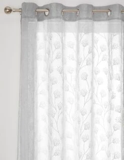 Panneau Voile Finition Oeillets Motif Bucolique