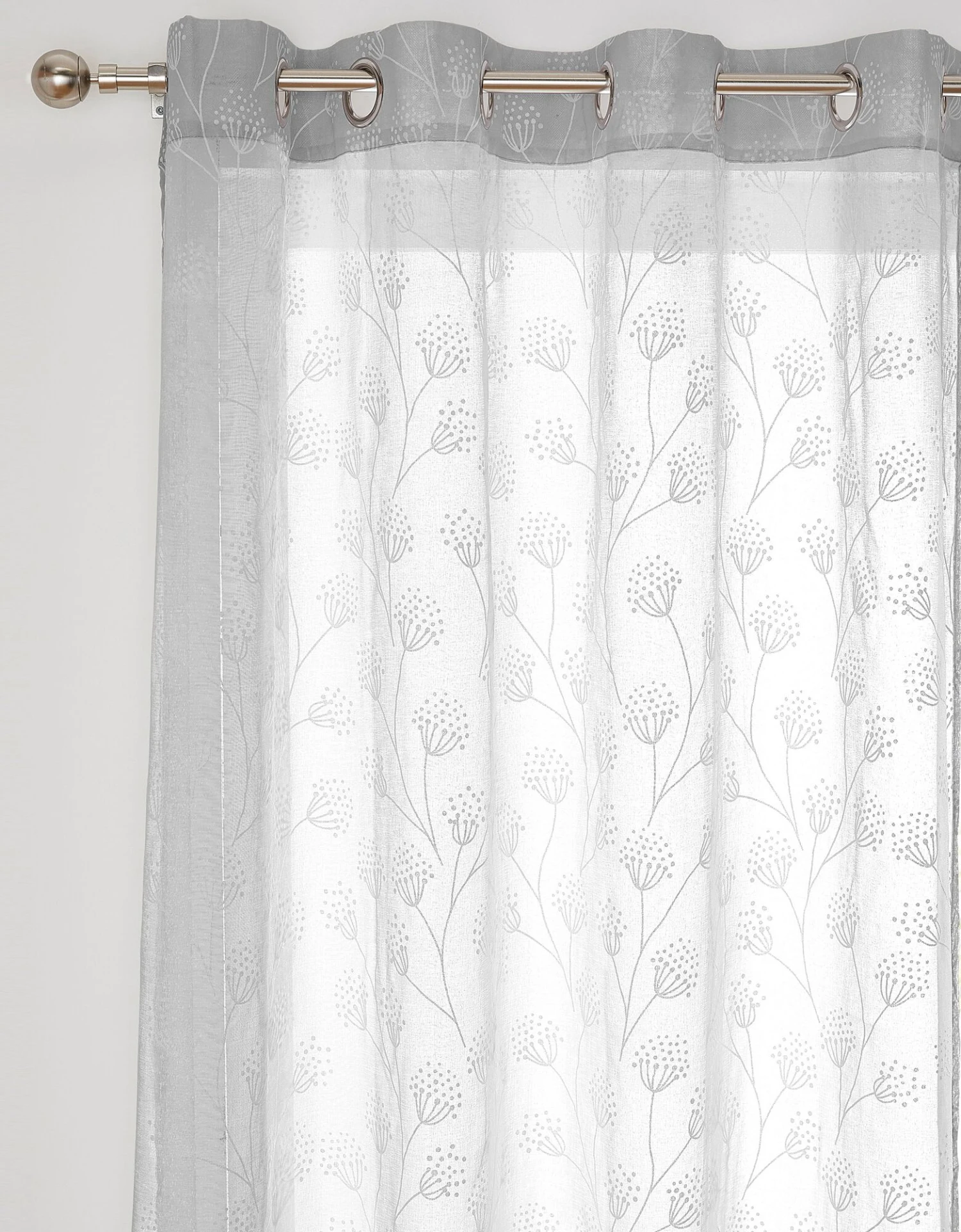 Panneau Voile Finition Oeillets Motif Bucolique 1 Panneau Voile Finition Oeillets Motif Bucolique