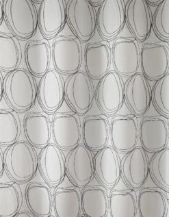 Panneau Voile étamine Brodé Sphères Finition Oeillets -Maison Textiles Magasin 323822 C01 zoomx vue4