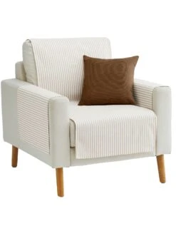 Protège-salon Rayé Coton Polyester Effet Lin 6 Protège-salon Rayé Coton Polyester Effet Lin -Maison Textiles Magasin 324041 C02 zoomx vue3