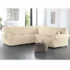 Housse Gaufrée Bi-extensible Spéciale Canapé D'angle