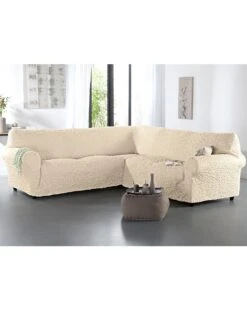 Housse Gaufrée Bi-extensible Spéciale Canapé D'angle