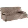 Housse Clic-clac Standard Matelassée Coton Bachette Uni
