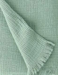 Jeté Double Gaze De Coton -Maison Textiles Magasin 324326 C03 zoomx vue3