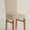 Housse De Chaise Extensible Jacquard Chiné
