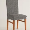 Housse De Chaise Extensible Jacquard Graphique