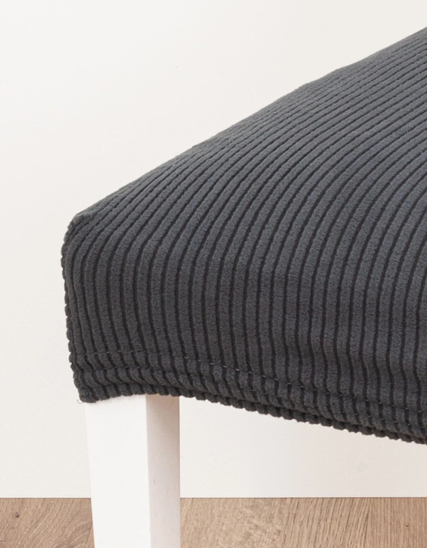 Housse De Chaise Bi-extensible Velours Côtelé 2 Housse De Chaise Bi-extensible Velours Côtelé – Image 2