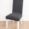 Housse De Chaise Bi-extensible Velours Côtelé