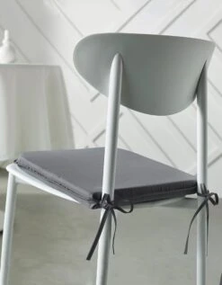 Galette De Chaise Unie - Lot De 2