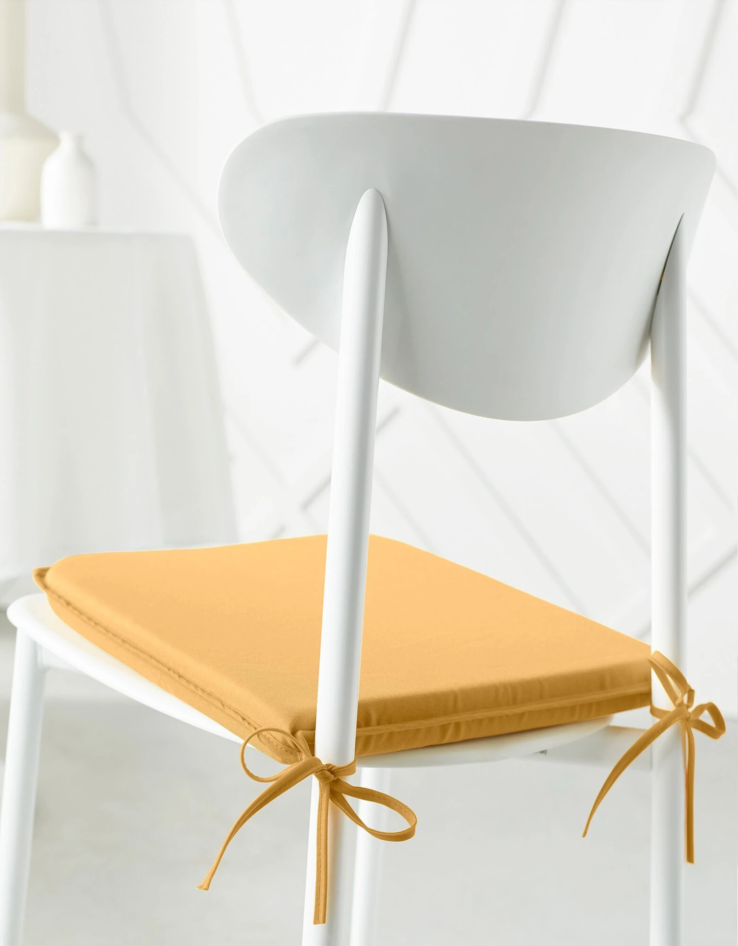 Galette De Chaise Unie - Lot De 2 1 Galette De Chaise Unie - Lot De 2