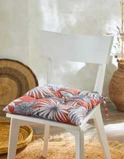 Galette De Chaise Imprimé Tropical - Lot De 2 7 Galette De Chaise Imprimé Tropical - Lot De 2 -Maison Textiles Magasin 325062 C01 zoomx vue3