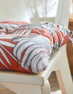 Galette De Chaise Imprimé Tropical - Lot De 2 8 Galette De Chaise Imprimé Tropical - Lot De 2 -Maison Textiles Magasin 325062 C01 zoomx vue4