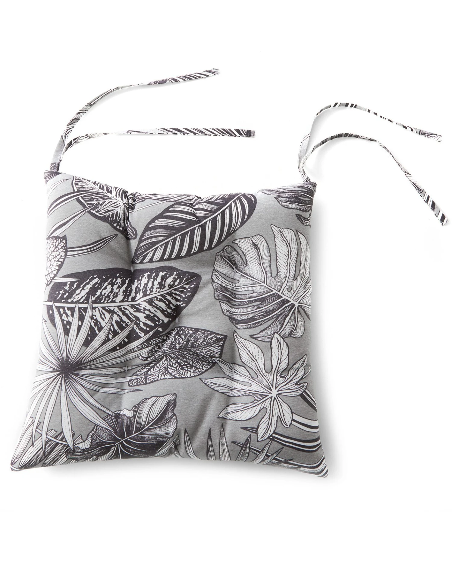 Galette De Chaise Imprimé Tropical - Lot De 2 2 Galette De Chaise Imprimé Tropical - Lot De 2 – Image 2