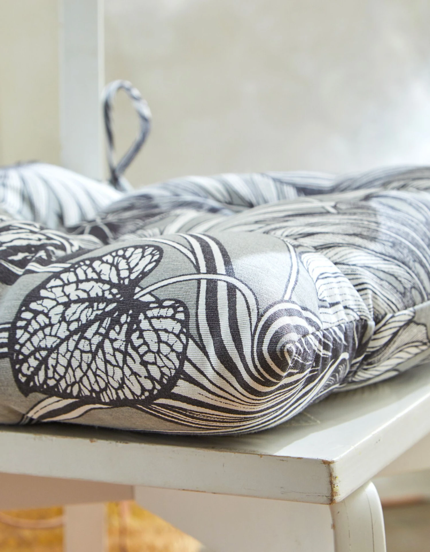 Galette De Chaise Imprimé Tropical - Lot De 2 4 Galette De Chaise Imprimé Tropical - Lot De 2 – Image 4