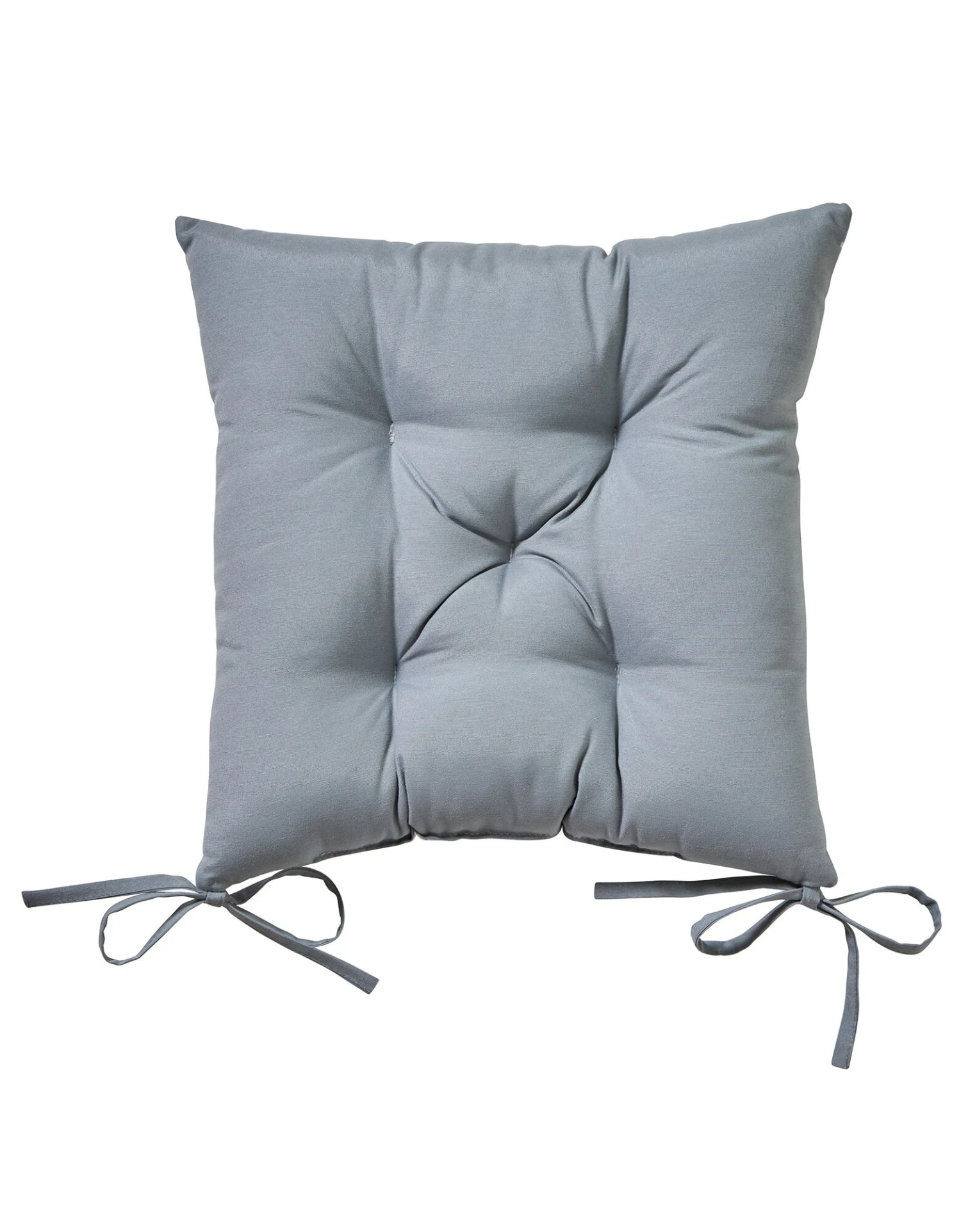 Galette De Chaise Carrée Imprimé Feuillage - Lot De 2 2 Galette De Chaise Carrée Imprimé Feuillage - Lot De 2 – Image 2