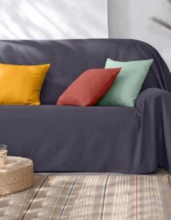 Housse De Coussin Unie Bachette - Lot De 2 7 Housse De Coussin Unie Bachette - Lot De 2 -Maison Textiles Magasin 327013 C15 zoomx vue4