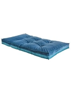 Long Coussin De Sol Bi-matière Velours/coton Uni -Maison Textiles Magasin 327355 C05 zoomx vue3