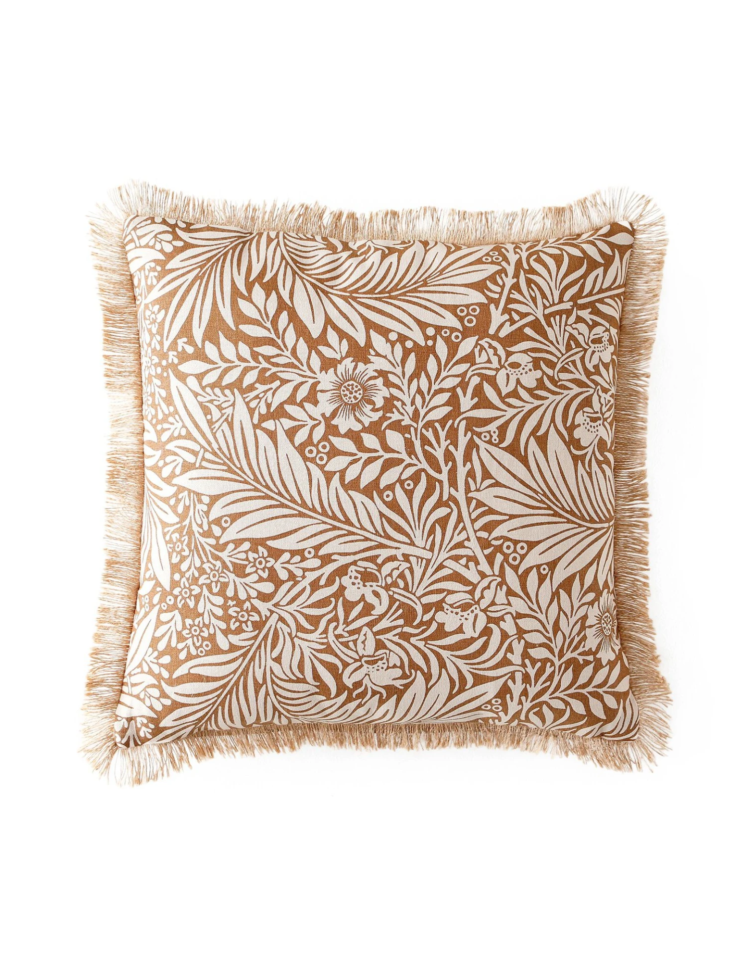 Housses De Coussin Imprimé à Franges En Jute - Lot De 2 1 Housses De Coussin Imprimé à Franges En Jute - Lot De 2