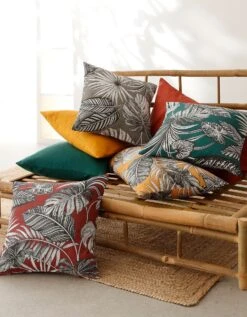 Housse De Coussin Imprimé Tropical - Lot De 2 -Maison Textiles Magasin 327479 C07 zoomx vue3
