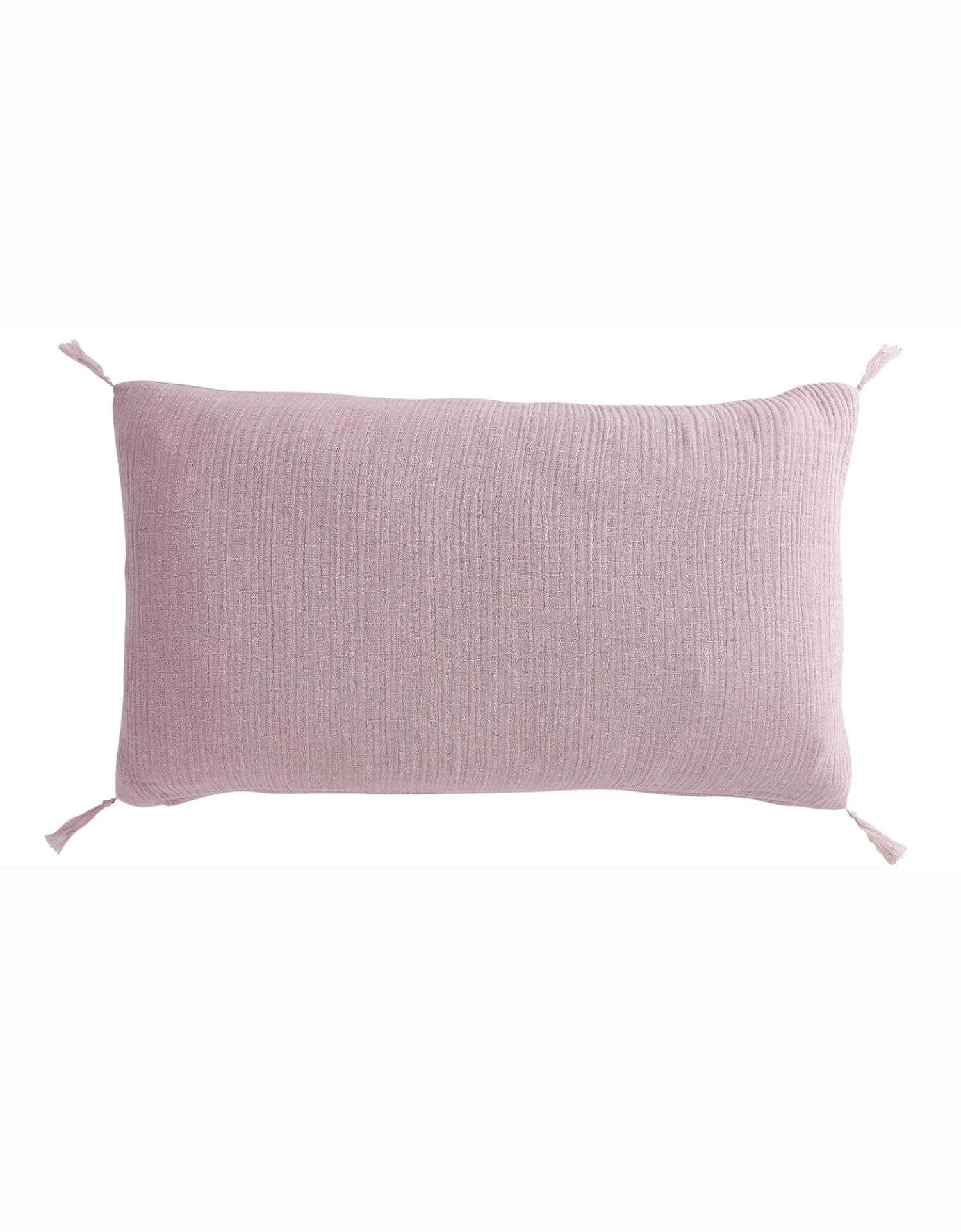 Housse De Coussin Double Gaze De Coton - Lot De 2 2 Housse De Coussin Double Gaze De Coton - Lot De 2 – Image 2
