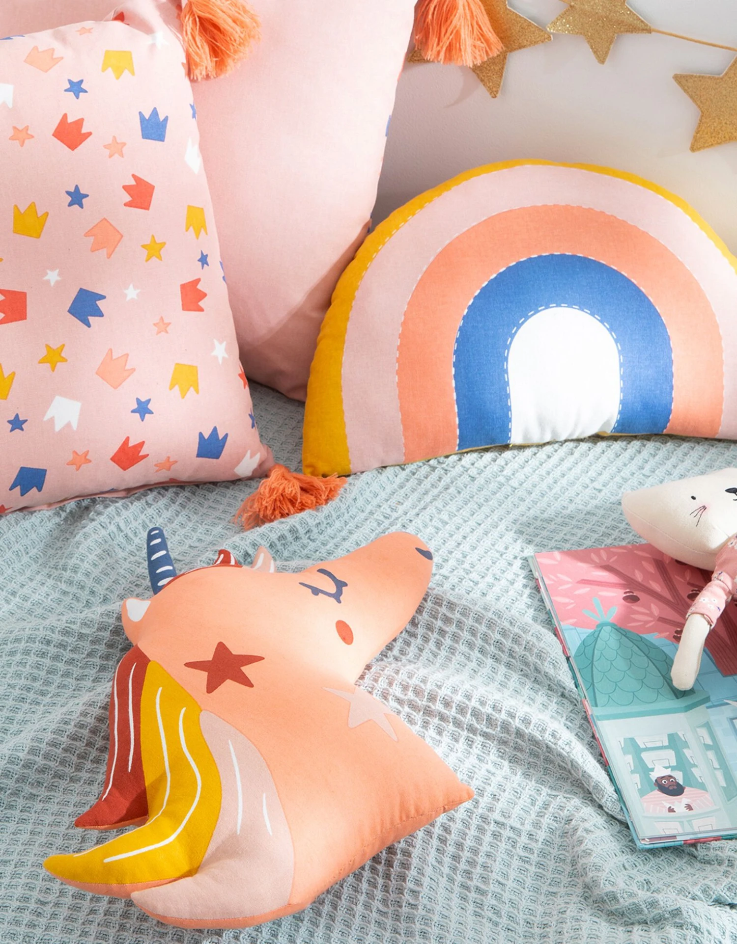 Coussin Garni Enfant "arc-en-ciel" 4 Coussin Garni Enfant "arc-en-ciel" – Image 4