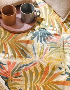 Long Coussin De Sol Imprimé Feuillage -Maison Textiles Magasin 327529 C02 zoomx vue3