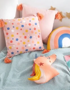 Coussin Garni Enfant "licorne" 7 Coussin Garni Enfant "licorne" -Maison Textiles Magasin 327543 C01 zoomx vue4