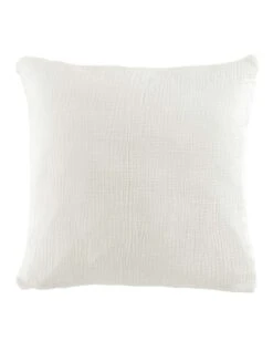 Coussin Déhoussable Gaze De Coton Uni