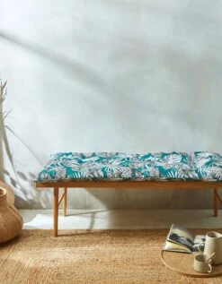 Long Coussin Déco Coton Imprimé Tropical -Maison Textiles Magasin 327600 C00 zoomx vue4