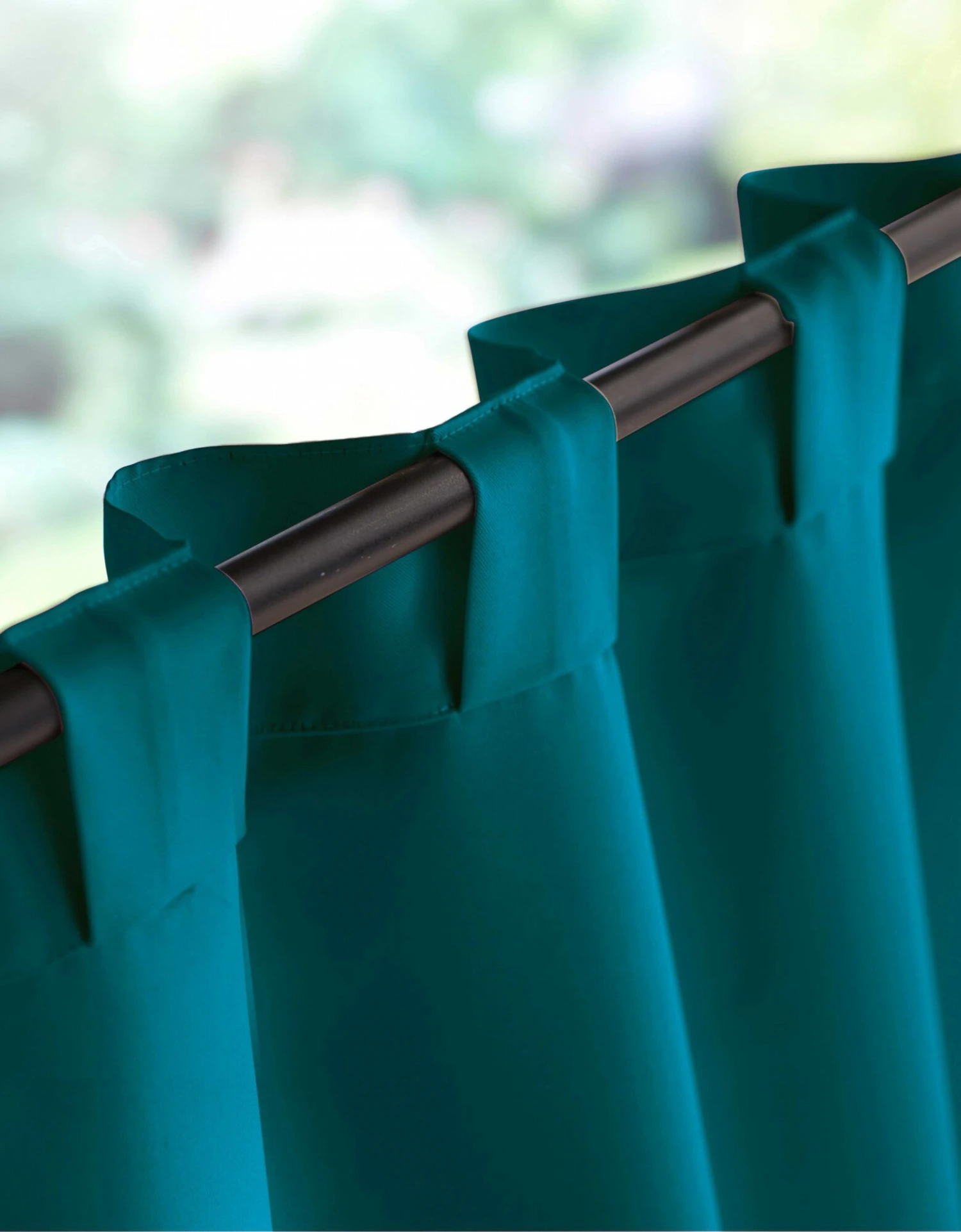 Rideau Occultant Uni Satiné Finition Pattes Cachées 1 Rideau Occultant Uni Satiné Finition Pattes Cachées