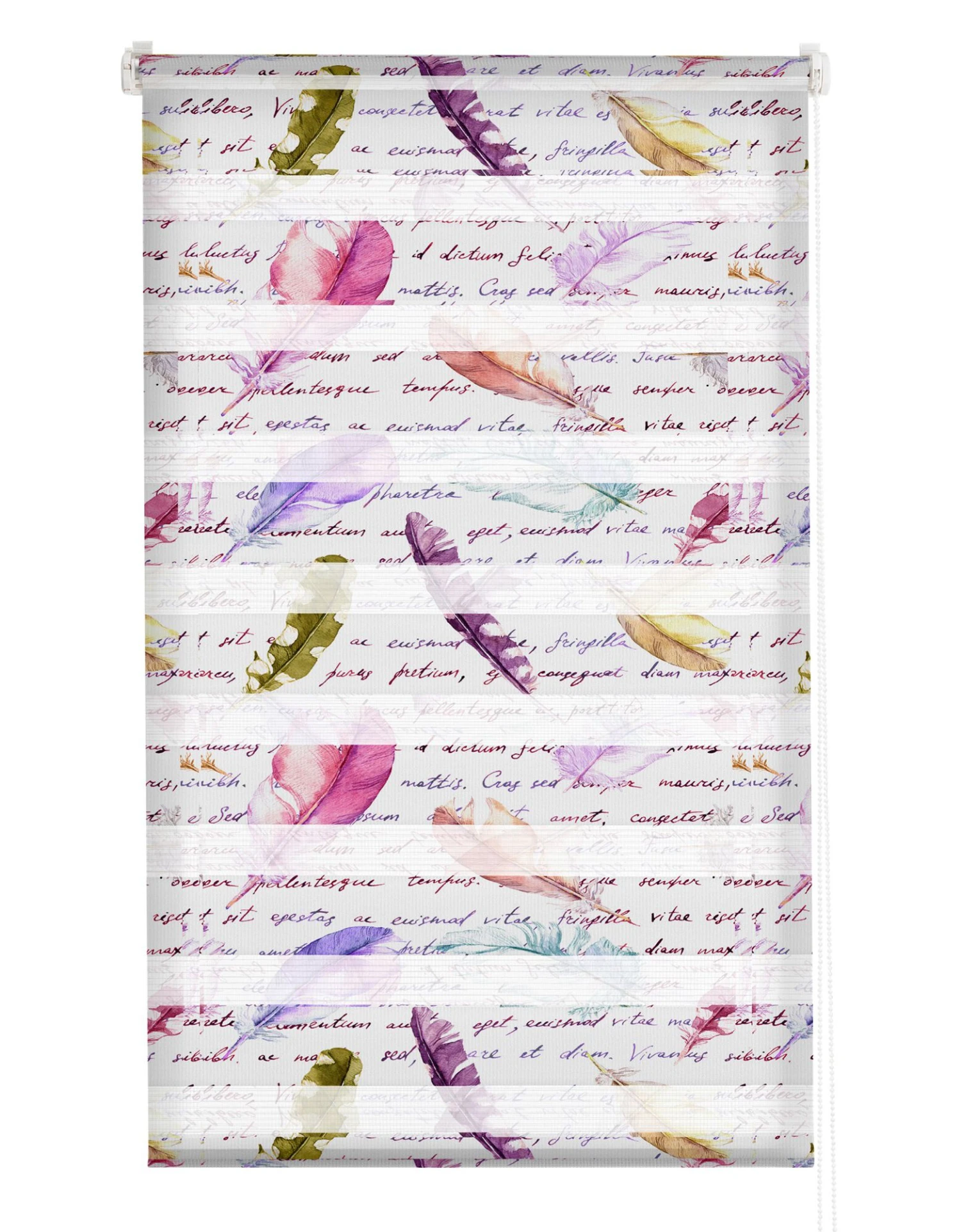 Store Jour/nuit Motif Plumes 2 Store Jour/nuit Motif Plumes – Image 2