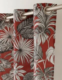 Rideau Oeillets Tamisant Imprimé Tropical 7 Rideau Oeillets Tamisant Imprimé Tropical -Maison Textiles Magasin 328430 C05 zoomx vue3