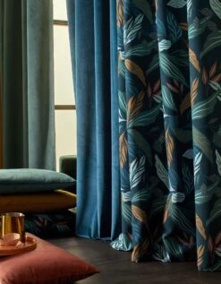 Rideau En Velours Uni à Oeillets 8 Rideau En Velours Uni à Oeillets -Maison Textiles Magasin 328435 C01 zoomx vue4