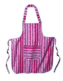 Tablier Cuisine Rayé Forme Bavette