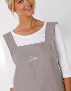 Tablier De Cuisine Japonais Coton Uni Personnalisable -Maison Textiles Magasin 500011 C02 zoomx vue3