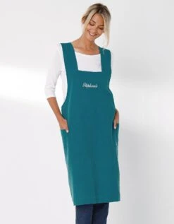 Tablier De Cuisine Japonais Coton Et Lin Uni Personnalisable