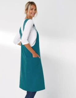 Tablier De Cuisine Japonais Coton Et Lin Uni Personnalisable -Maison Textiles Magasin 500013 C03 zoomx vue7